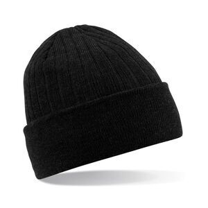 Beechfield Unisex Adult Thinsulate Beanie / Black